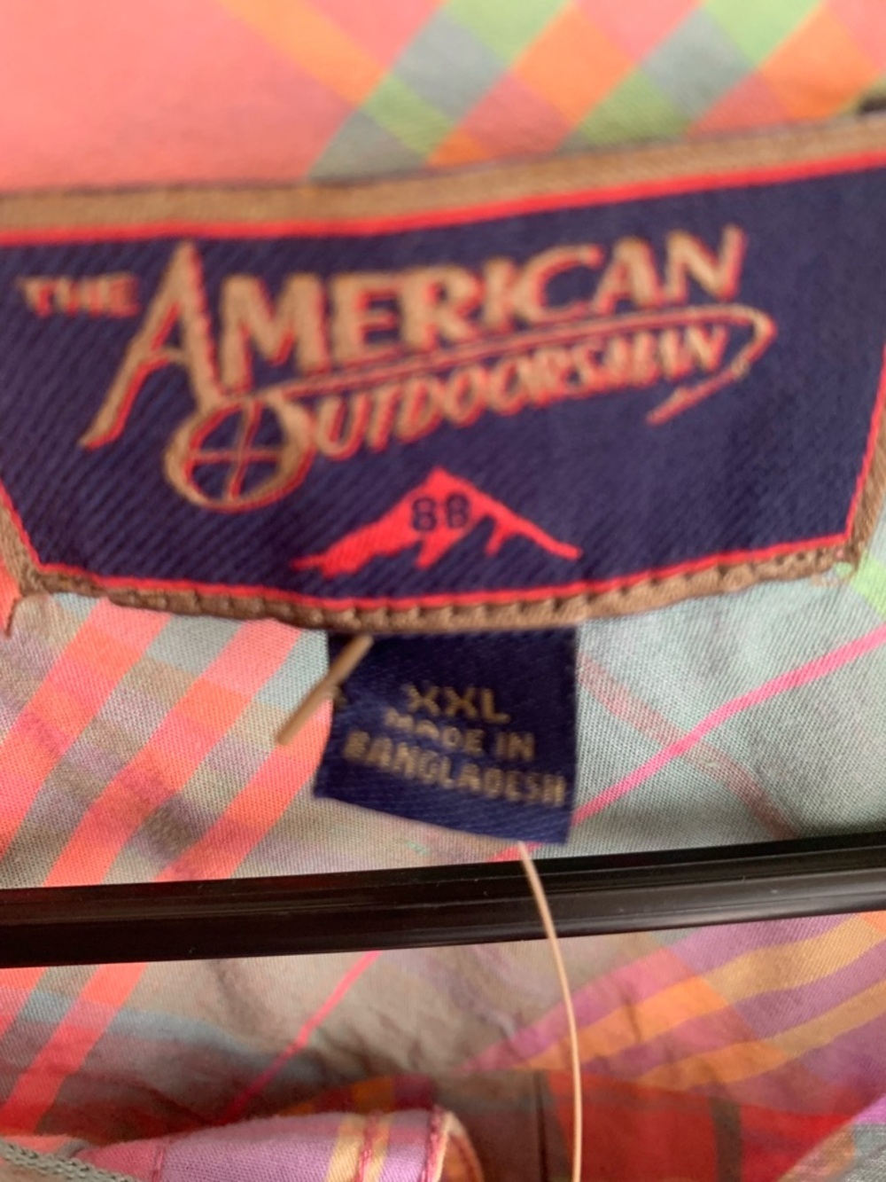 American Outdoorsman XXL Plaid Short Sleeve Button Down Shirt NWT - Picture 5 of 5